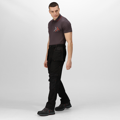 Regatta trousers work 36R TRJ387 Black Incursion  Bronze