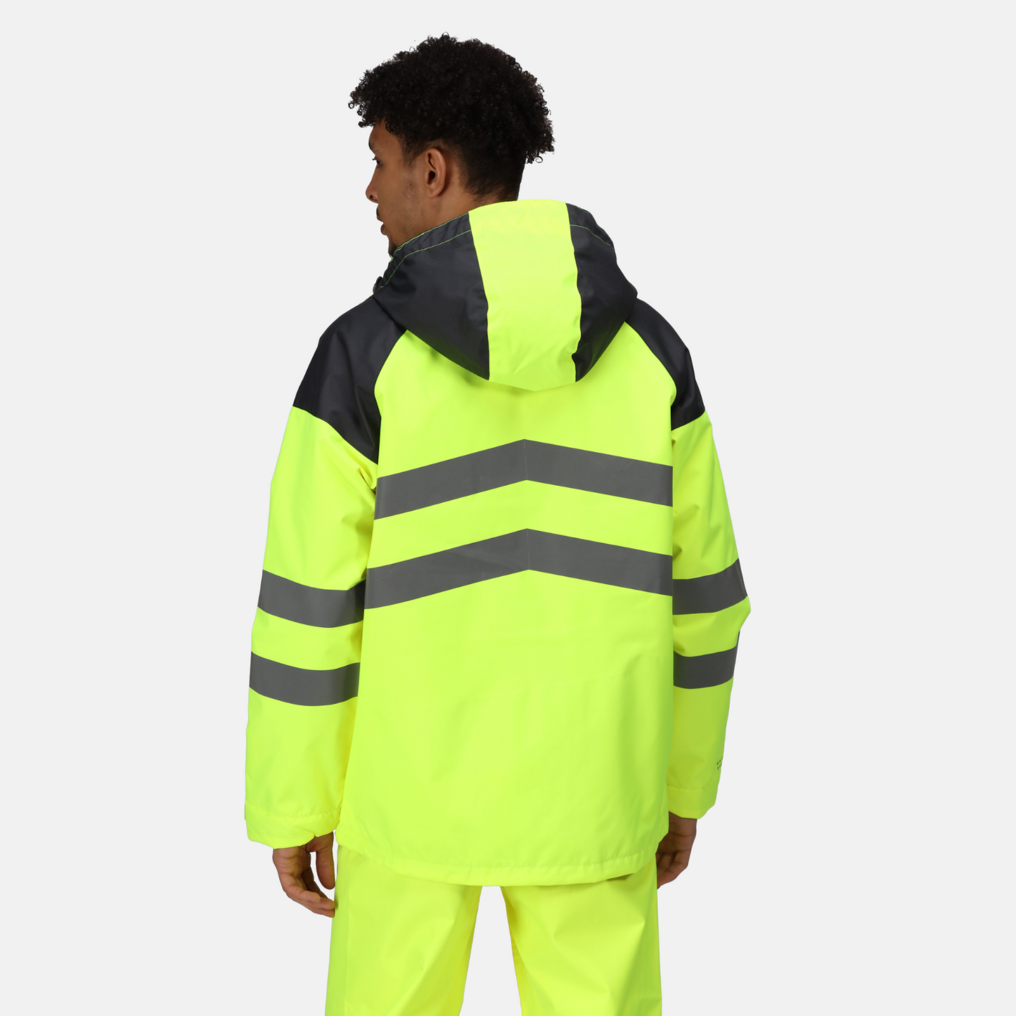 Regatta TRA340 Extra Large  XL  Hi-Vis Waterproof Hooded Work Jacket pro  Gold